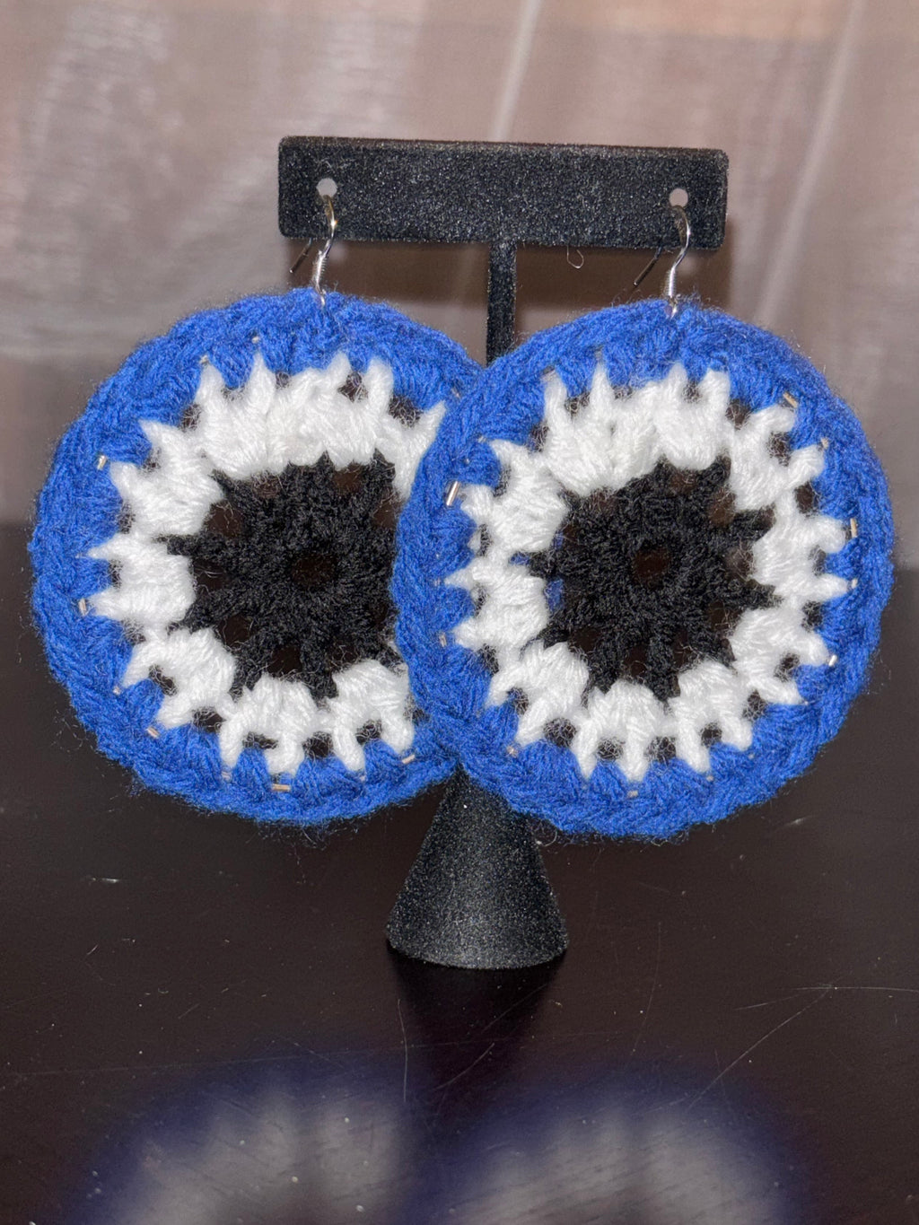 Royal Blue Protection Eye Earrings