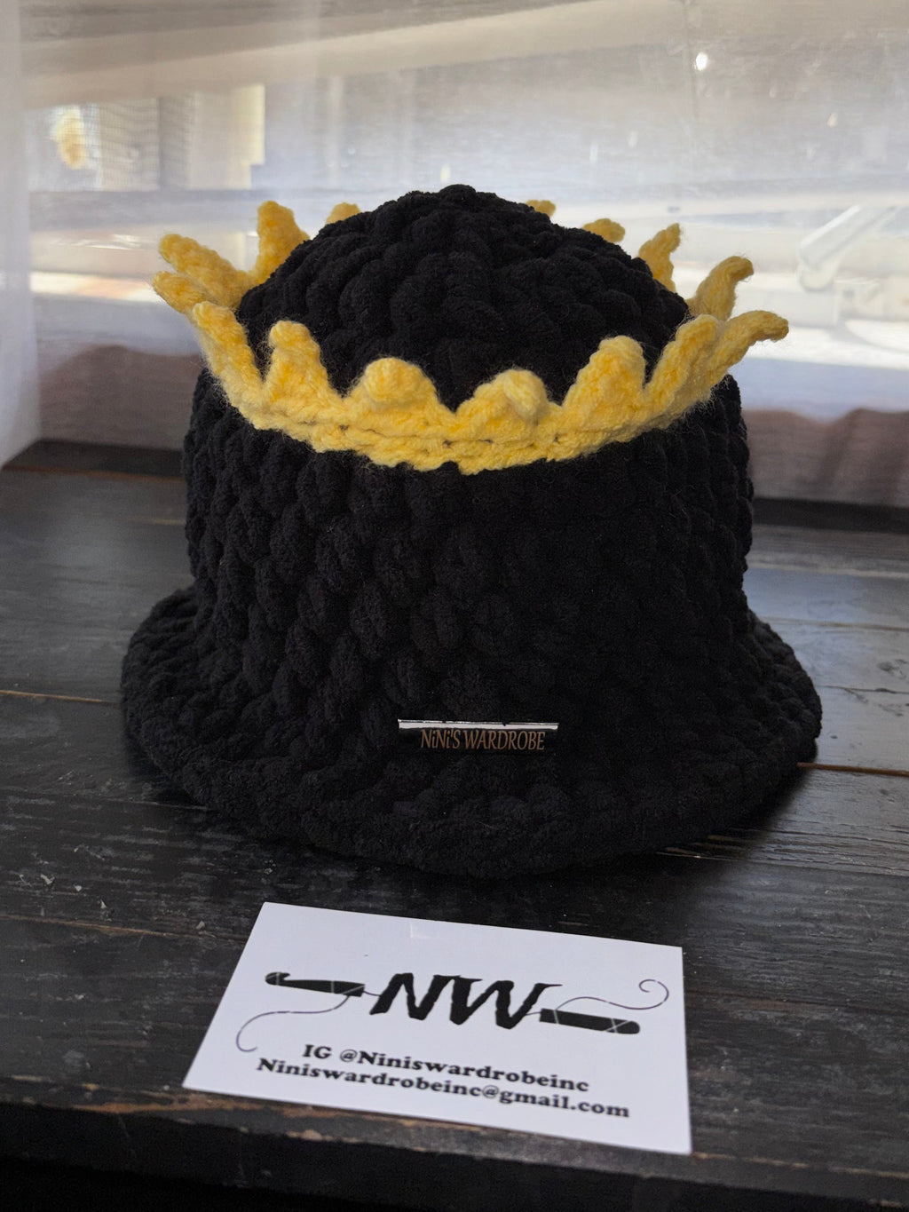 Baby Bucket Hat with Crown👑