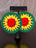 Rasta Eye Earrings