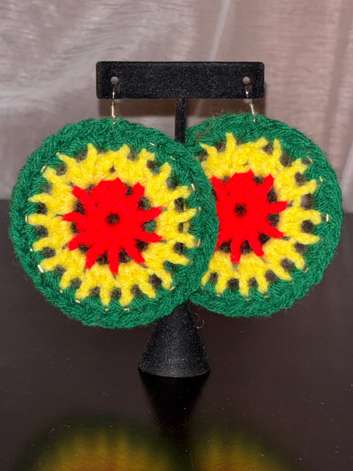 Rasta Eye Earrings