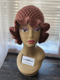 Brown Ruffle Hat