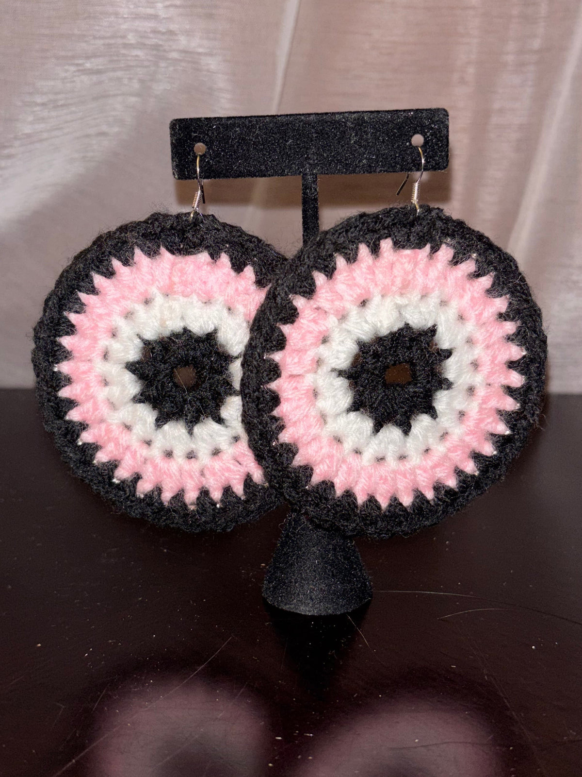 Baby Pink Protection Eye Earrings