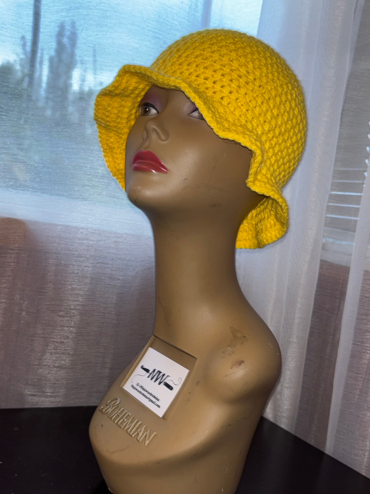 Lemon Ruffle Bucket Hat🍋