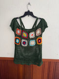 Granny Square Strap Shirt