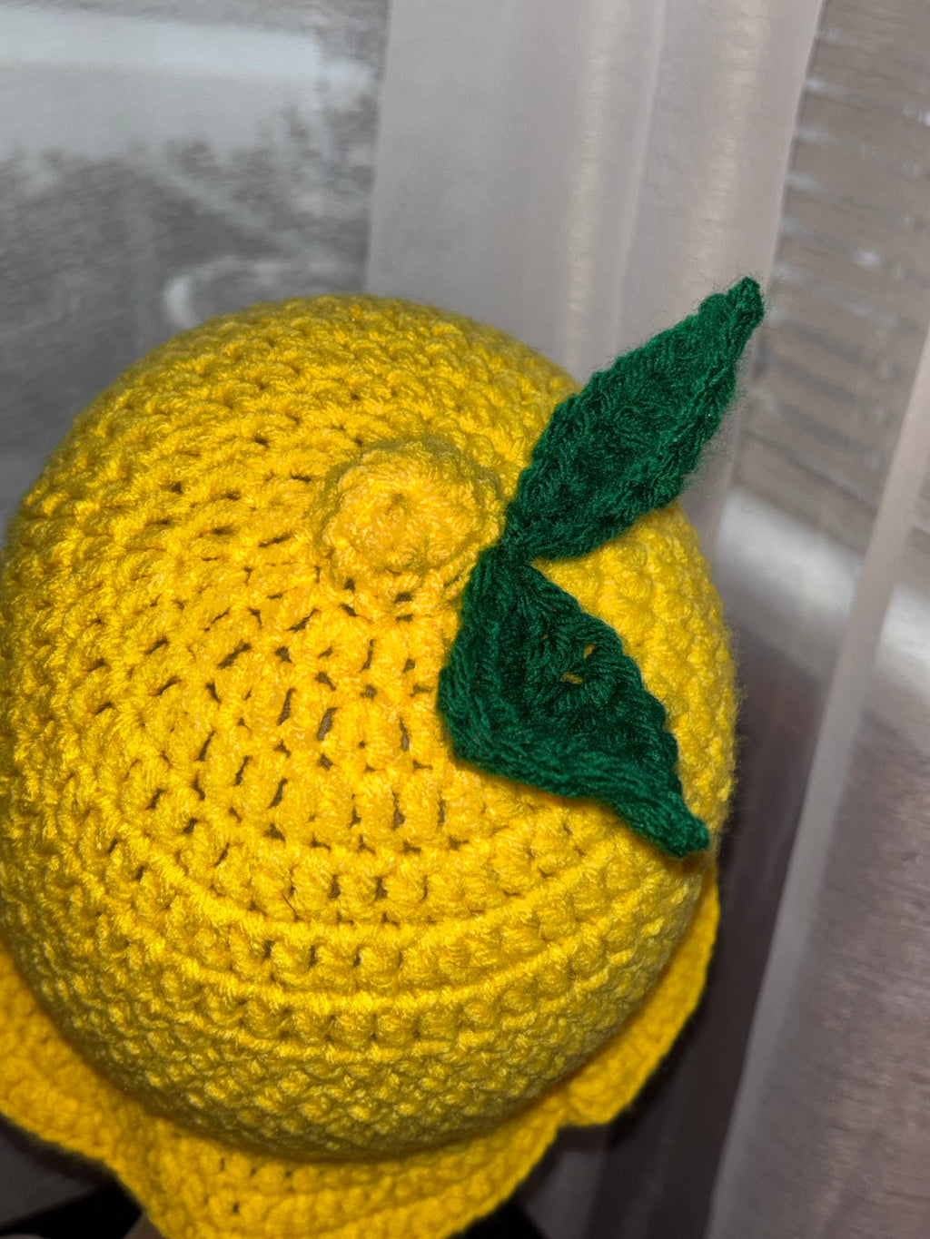 Lemon Ruffle Bucket Hat🍋