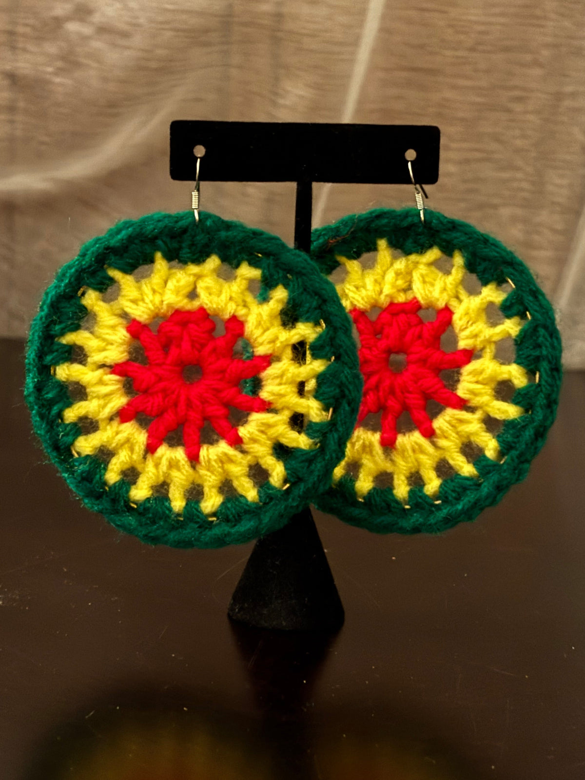Rasta Eye Earrings