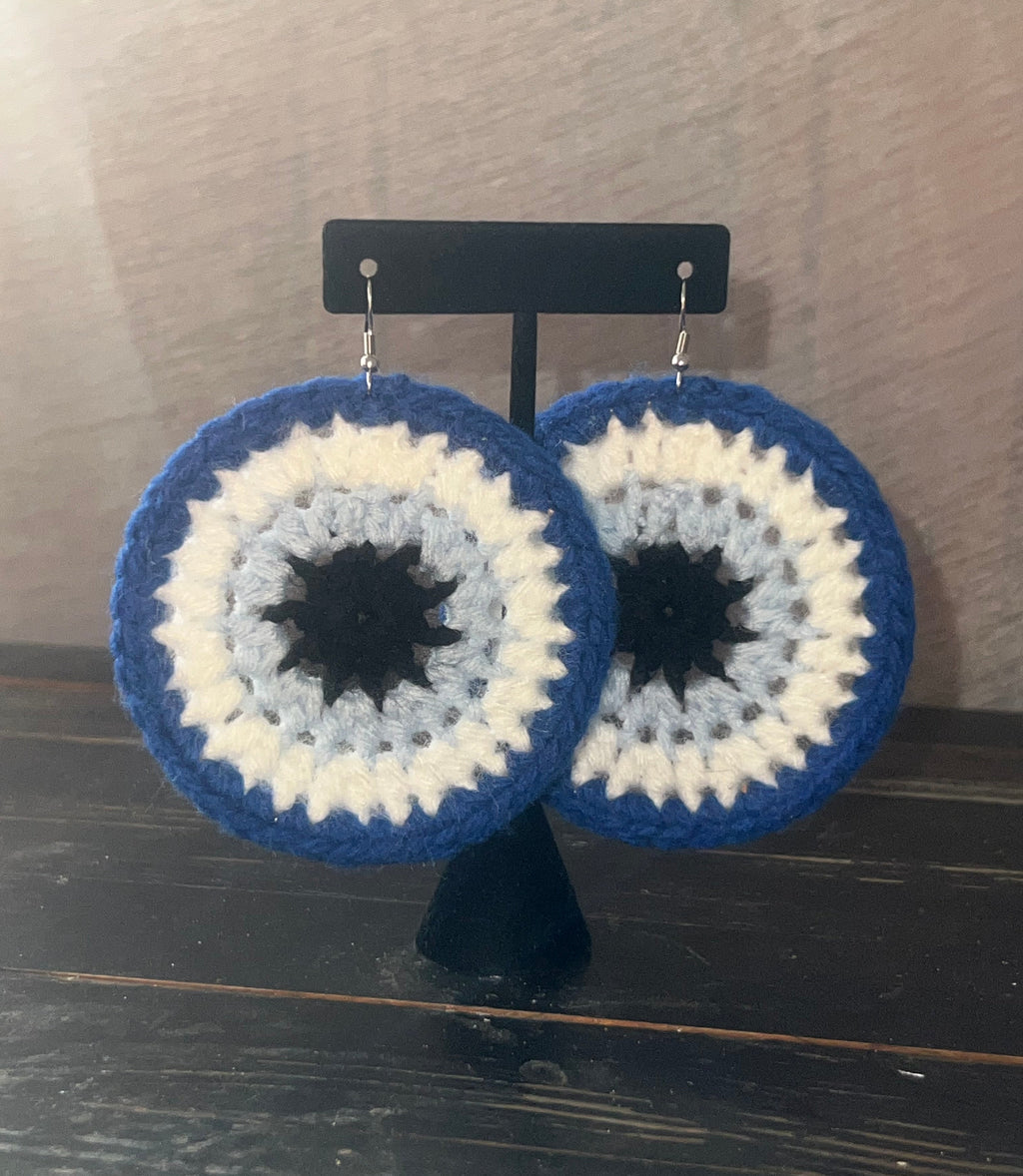The Original Royal Blue Protection Eye Earrings