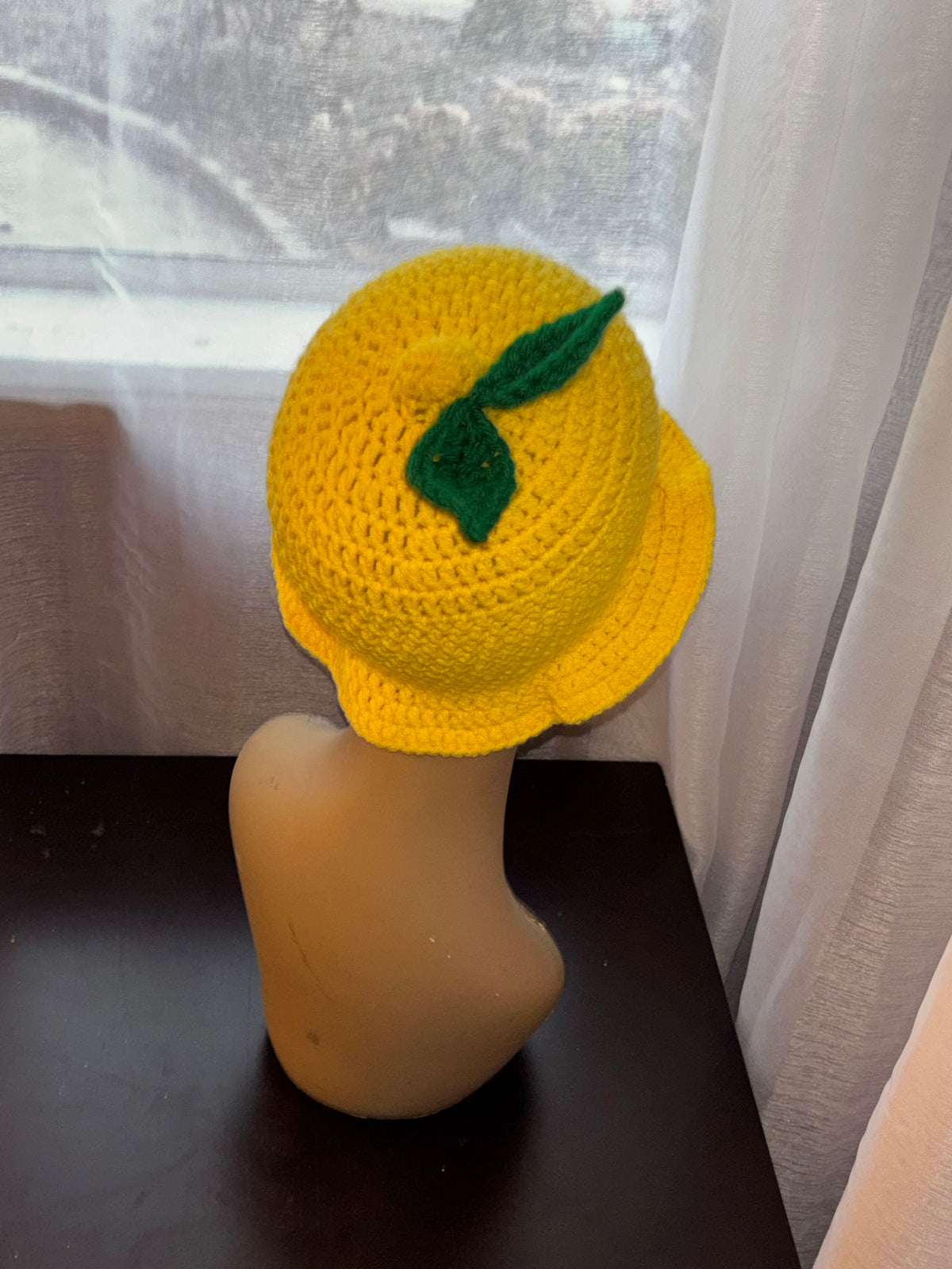 Lemon Ruffle Bucket Hat🍋