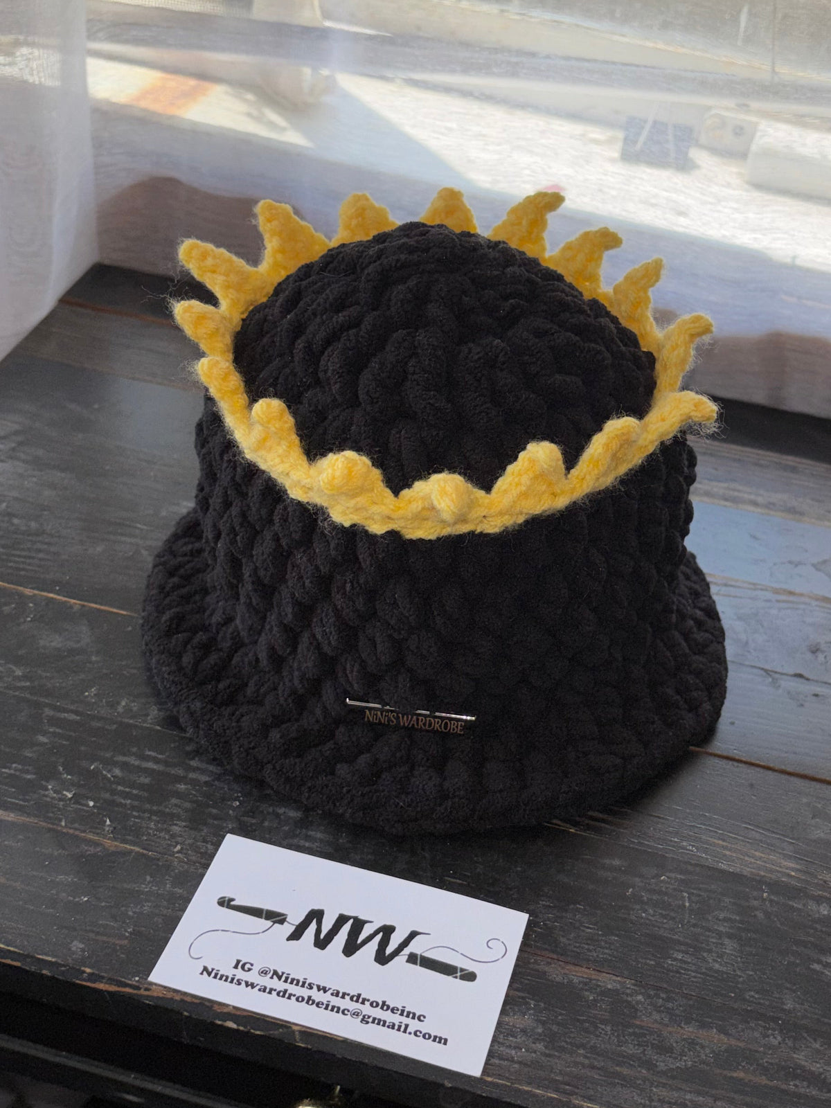 Baby Bucket Hat with Crown👑